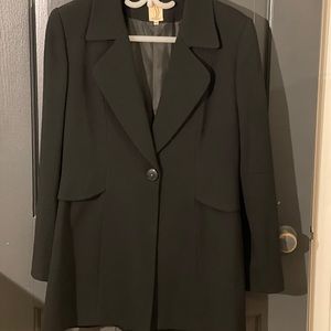 Black Crepe Blazer